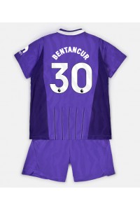 Tottenham Hotspur Rodrigo Bentancur #30 Babyklær Tredje Fotballdrakt til barn 2026-27 Korte ermer (+ Korte bukser)